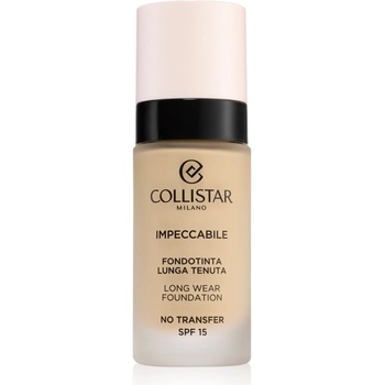 Collistar Impeccabile Long Wear Foundation дълготраен фон дьо тен SPF 15 1N Avory 30ml