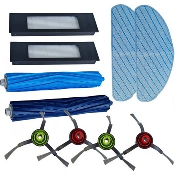 NipponCEC Ecovacs Deebot T9 Aivi sada kartáčů, bočních kartáčků a HEPA filtrů 10 ks