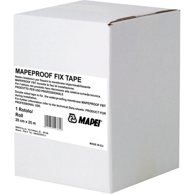 MAPEI Mapeproof Fix Tape oboustranná lepící páska na hydroizolační membrány 25 m x 20 cm