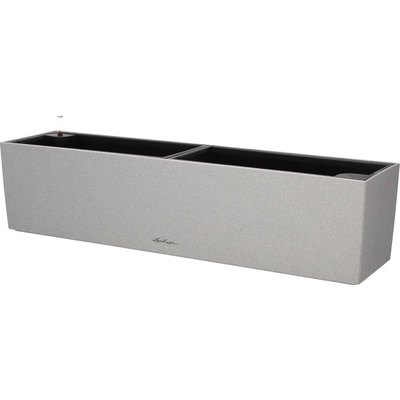 Samozavlažovací truhlík Lechuza Balconera Stone 80 x 19 x 19 cm šedý – Hledejceny.cz