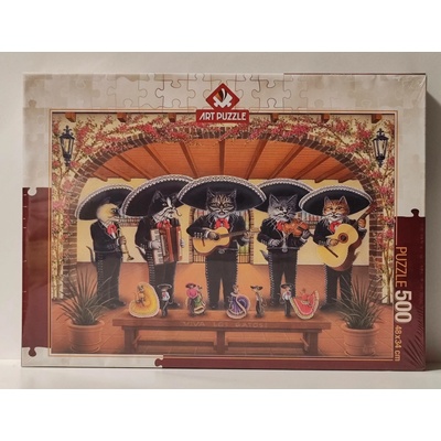 ART Kočičí flamenco skupina 500 dílků
