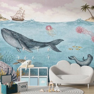 Art Gift Decor Детски фототапет океански свят с кит