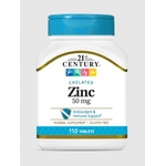 21st Century Zinc 50mg - Цинк | 110 tabs (9228)