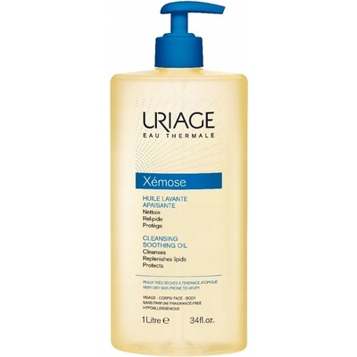 Uriage Xémose zklidňující čistící olej na obličej a tělo (Soothing Cleansing Oil) 1000 ml