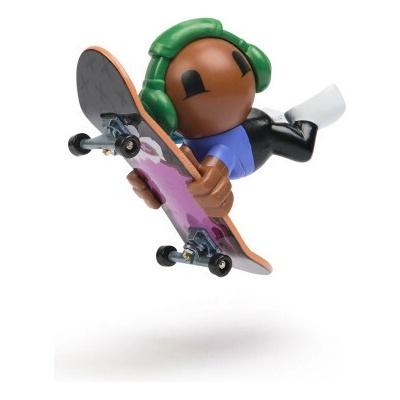 Tech Deck sk8 crew fingerboard s figurkou zelené sluchátka