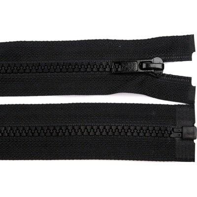 Prima-obchod Kostěný zip No 5 délka 85 cm bundový, barva Černá