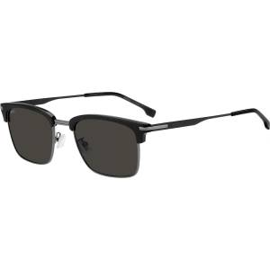 HUGO BOSS Слънчеви очила Boss Men's Rectangular Sun Wayfarer Sunglasses - Dark Ruthenium Слънчеви очила