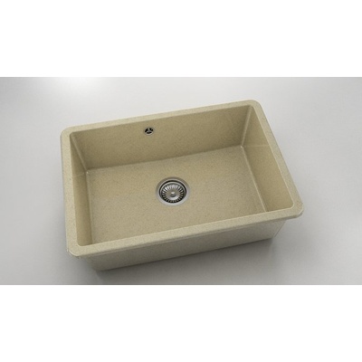 FAT Мивка за долно вграждане Vanguard 236, Granicite, 127 Carnation, с включен сифон