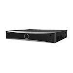 Hikvision 32-ch 1.5U K Series AcuSense 4K NVR, 32 IP Cameras, 256 Mbps, up to 12 MP (1x12 MP/2x8 MP/4x4 MP/8x1080p), H. 265+, 4 SATA HDD up to 10TB, 2 x USB 2.0, 1 x USB 3.0, Video input: HDMI 4K, VGA (DS-7732N