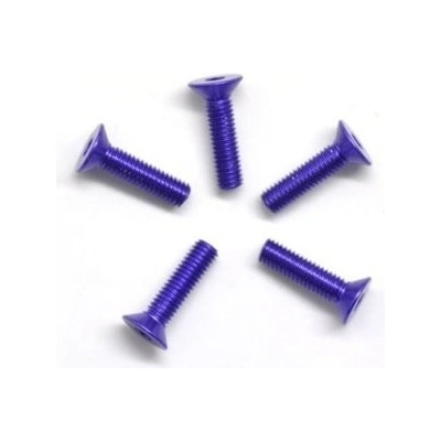 Arrowmax Alu Screw Allen Countersunk M3X12 Purple 7075 5 AM-14CS3012-P