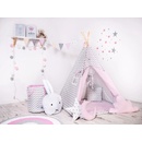 Elis Design Teepee stan set cik cak sivo-ružový standard