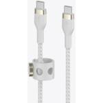 Belkin BOOST CHARGE PRO Flex USB-C to USB-C 2.0, Braided Silicone Cable - 3M - White (CAB011bt3MWH)