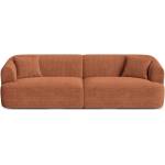 Cosmopolitan Design Теракотен диван от рипсено кадифе 255 cm Campi - Cosmopolitan Design (COS_4S_266_F1_CAMPI3)