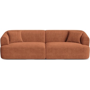 Cosmopolitan Design Теракотен диван от рипсено кадифе 255 cm Campi - Cosmopolitan Design (COS_4S_266_F1_CAMPI3)