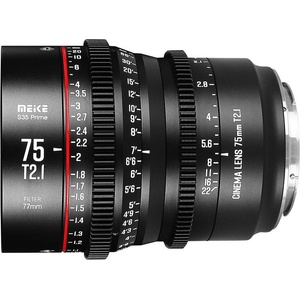 Meike Кино обектив Meike MK 75mm T2.1 Canon EF S35 за Canon EF Обективи