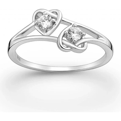 Bangles.cz Propletená Srdce stříbro 2628 6