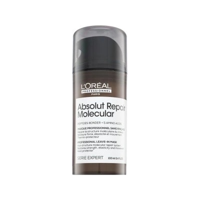 L'Oréal Série Expert Absolut Repair Molecular Professional Leave-in Mask маска без изплакване За увредена коса 100 ml