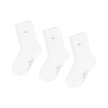 Tom Tailor Комплект 3 чифта дълги чорапи детски 9203 Бял (9203)