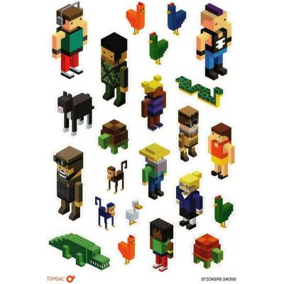 Topgal samolepky Minecraft