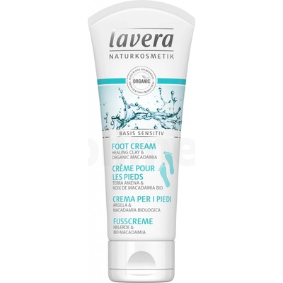 Lavera Basis Sensitiv prírodný krém na nohy 75 ml