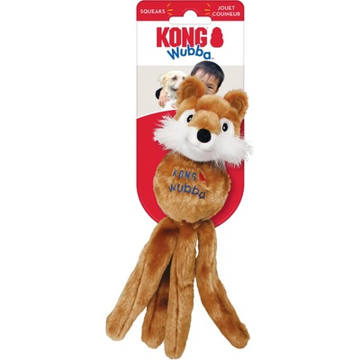 Kong Dog Wubba Friends medveď líška zajac pískacia vinyl L