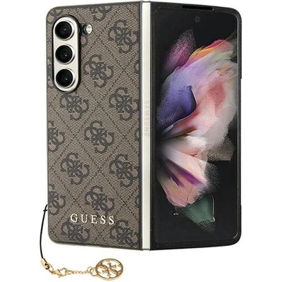 GUESS Кейс Guess GUHCZFD5GF4GBR F946 за Samsung Galaxy Z Fold5, кафяв / кафяв, твърд, 4G Charms Collection (GUE003026-0)