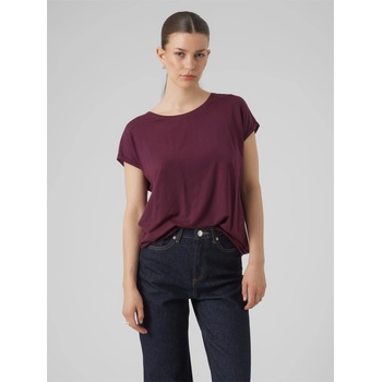Image 1 of Vero Moda Дамска тениска Vero Moda Ava Plain Short Sleeve T-Shirt Womens - Winetasting