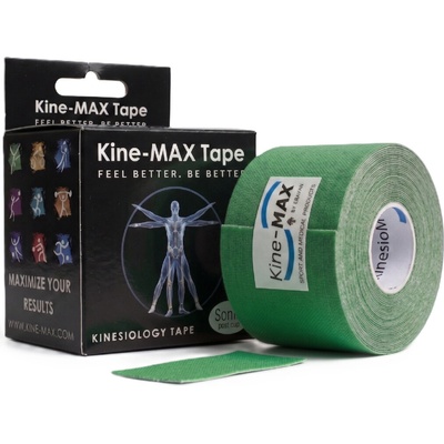 Kine-MAX Tape Classic Profesionální kinesiologický tejp zelený 5 cm × 5 m