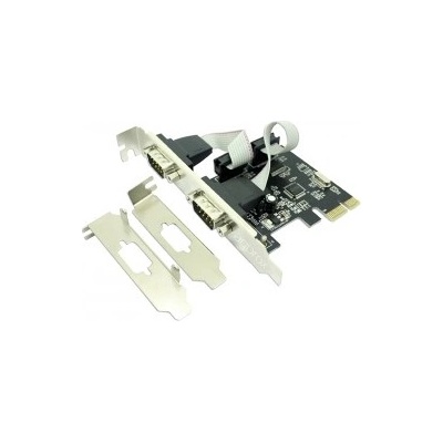 Approx Карта за управление - PCI Express връзка 2бр. сериен порт (нисък профил APPPCIE2S (APPPCIE2S)