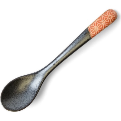 Mij Jedálenská lyžica ASANOHA 12,5 cm oranžová keramika