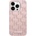 KARL LAGERFELD Кейс Karl Lagerfeld Leather Monogram Metal Logo за iPhone 15 Pro, розов (3666339253929)