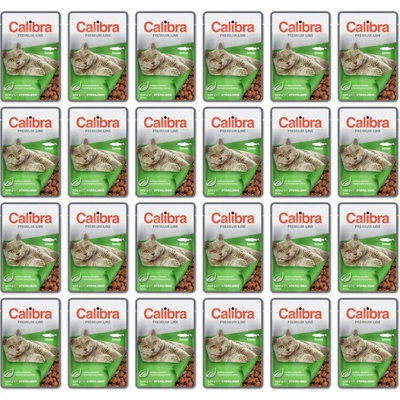 Calibra Premium Line Sterilised Adult Salmon 24 x 100 g