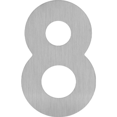 LR - DOMOVÁ ČÍSLICA "8" - 60 mm - nalepovacia NEM - nerez matná | MP-KOVANIA.sk
