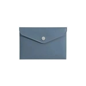 Biurfol Plastic button folder MORANDI A6 GRAY Office folder (TKM-A6-02)