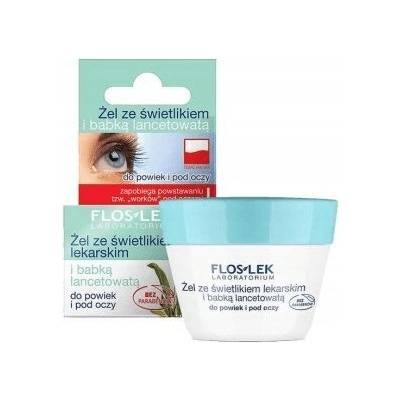 FlosLek Laboratorium Eye Care gél na očné okolie so skorocelom a očiankou 10 g