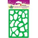 TITANUM Plastic template A6 stone green, purple