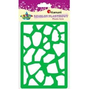 TITANUM Plastic template A6 stone green, purple