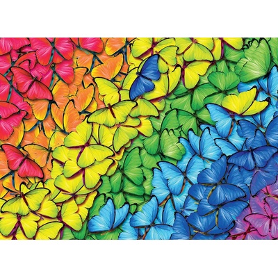 EUROGRAPHICS - Puzzle Butterfly Rainbow - 1 000 piese