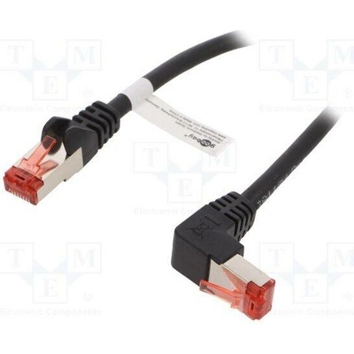 Goobay 51545 Patch S/FTP Cat 6 lanko Cu 3m černý ; 28AWG; -20÷65°C