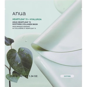 Anua Heartleaf 70 Soothing Collagen Mask - Nyugtató Kollagén Maska 1db/38g