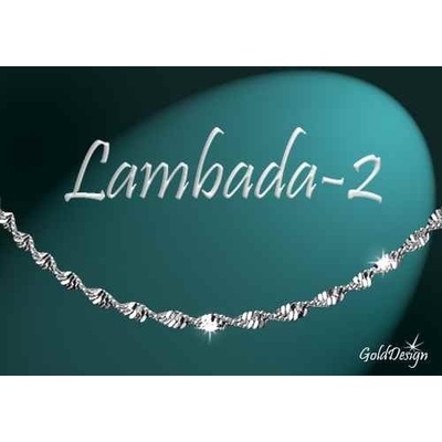 Gold Design Lambada 2 stříbřený GD506
