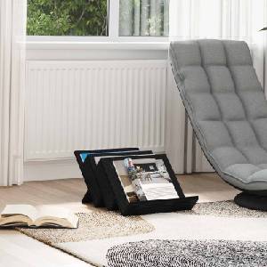 vidaXL Етажерка за списания с рафт Черния дъб 53 x 40 x 28, 5 см (890873)