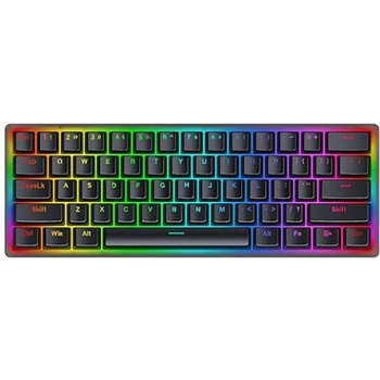 Image 1 of Redragon Akali Black RGB Red Switch K642-RGB