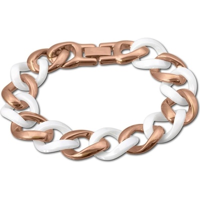 Amello náramek dámská nádrž z nerezové oceli zlatá Bílá Jewellery D2ESAX20W0