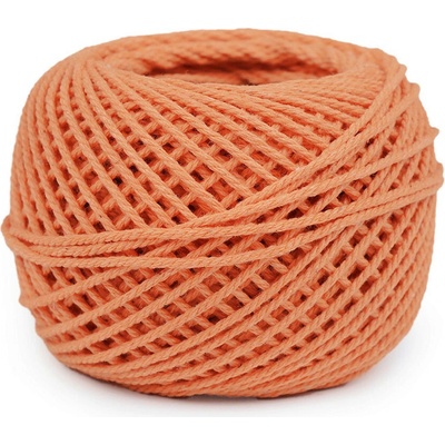 Bavlněná příze macrame / háčkovací 40 g rozčesávací Varianta: 29 lososová, Balení: 1 ks 49480/120302/262863