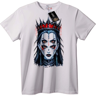 NOONEBRAND Тениска Кралица на Нощта - S, White