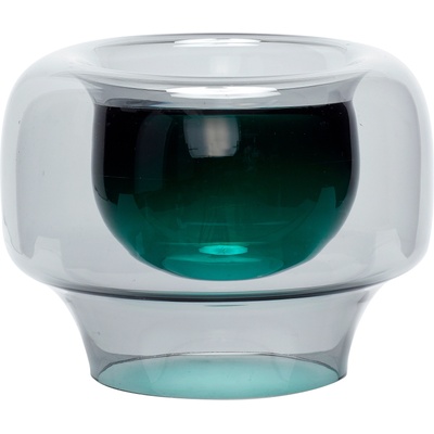 Hübsch Ваза Hübsch с вдлъбнатина зелена (950506)