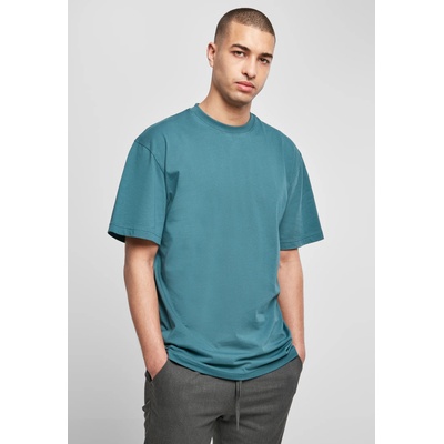 Urban Classics Мъжка изчистена тениска в петролно син цвят Urban Classics Tall teal UB-TB006-01143 - Син, размер L