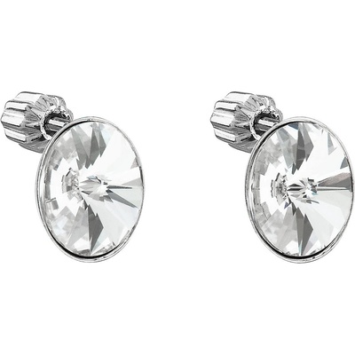 Pavona pecka s krystaly Swarovski bílý ovál 31274.1