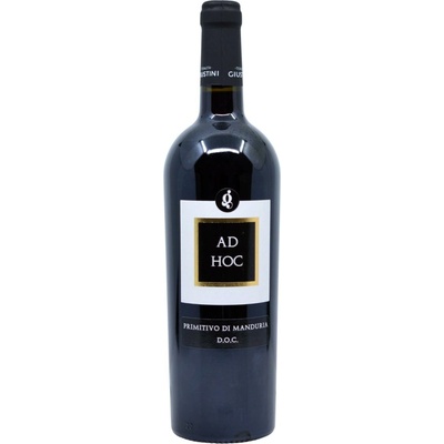 Tenuta Giustini AD HOC Primitivo di Manduria DOC Suché červené 2022 14,5% 0,75 l (holá láhev)